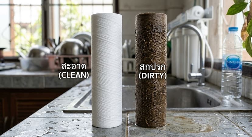 ไส้กรองน้ำนานแค่ไหนถึงเวลาเปลี่ยน